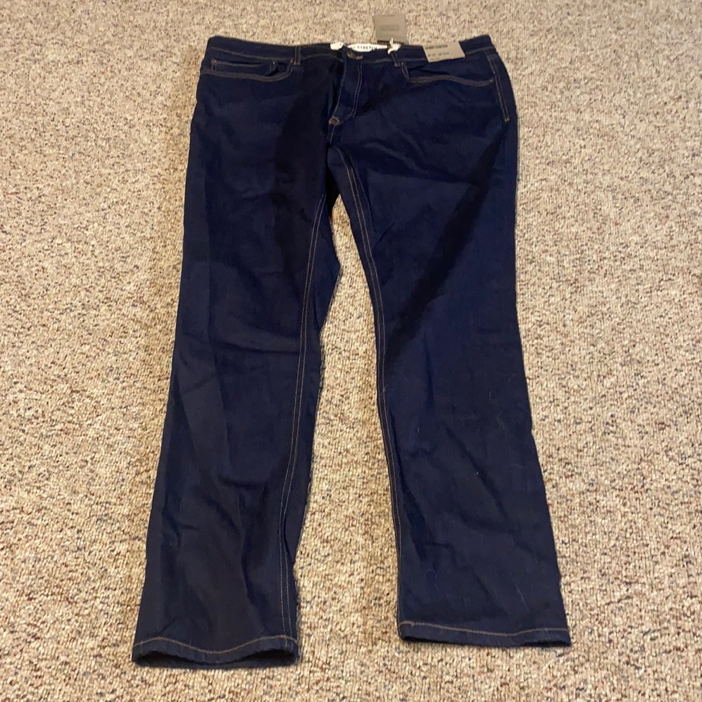 New Look Men’s blue skinny stretch jeans